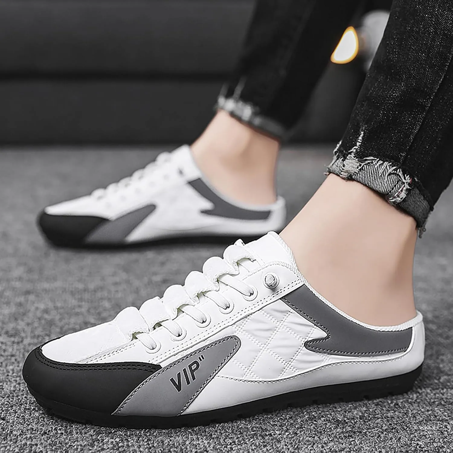 2023 Men's New Spring and Autumn Fisherman's Shoes Slip On Shoes Smart Shoes