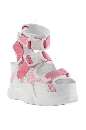 Anthony Wang Platform Women's Buckle Sandals-Mulberry-01