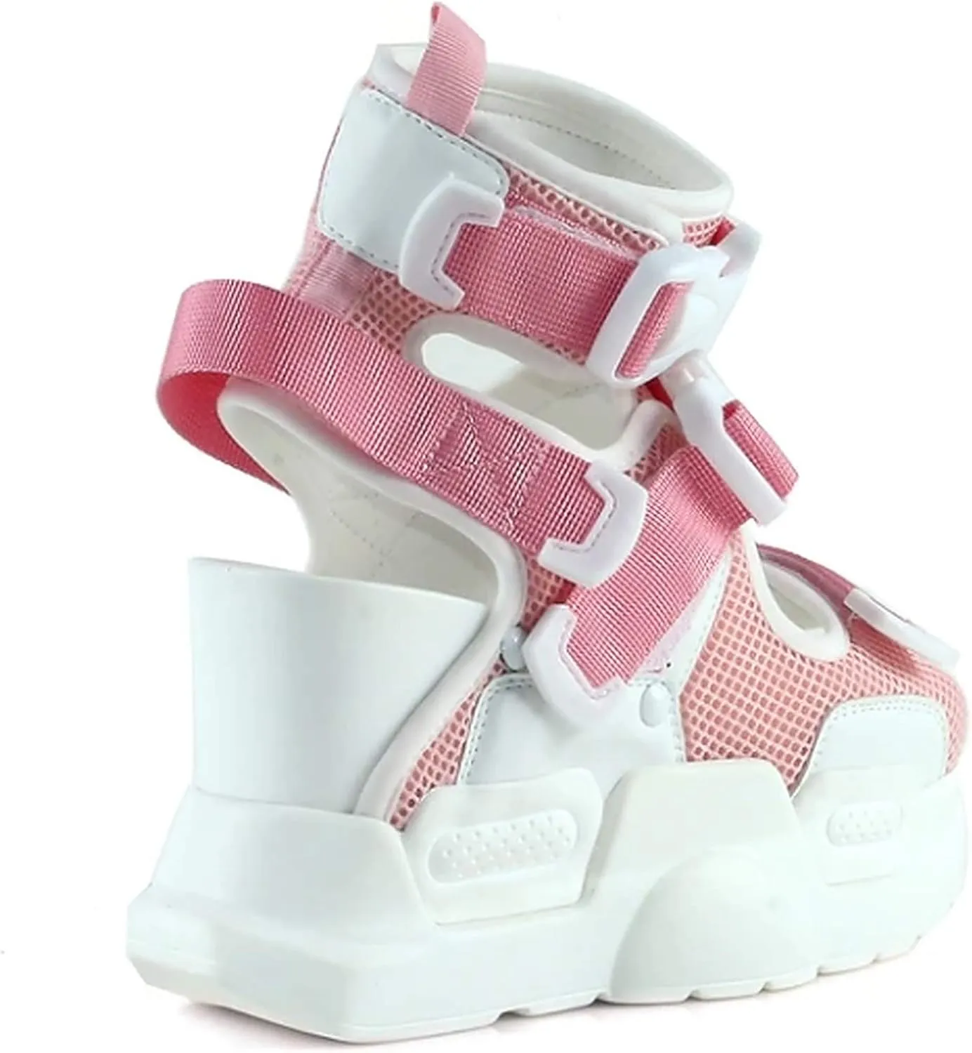 Anthony Wang Platform Women's Buckle Sandals-Mulberry-01