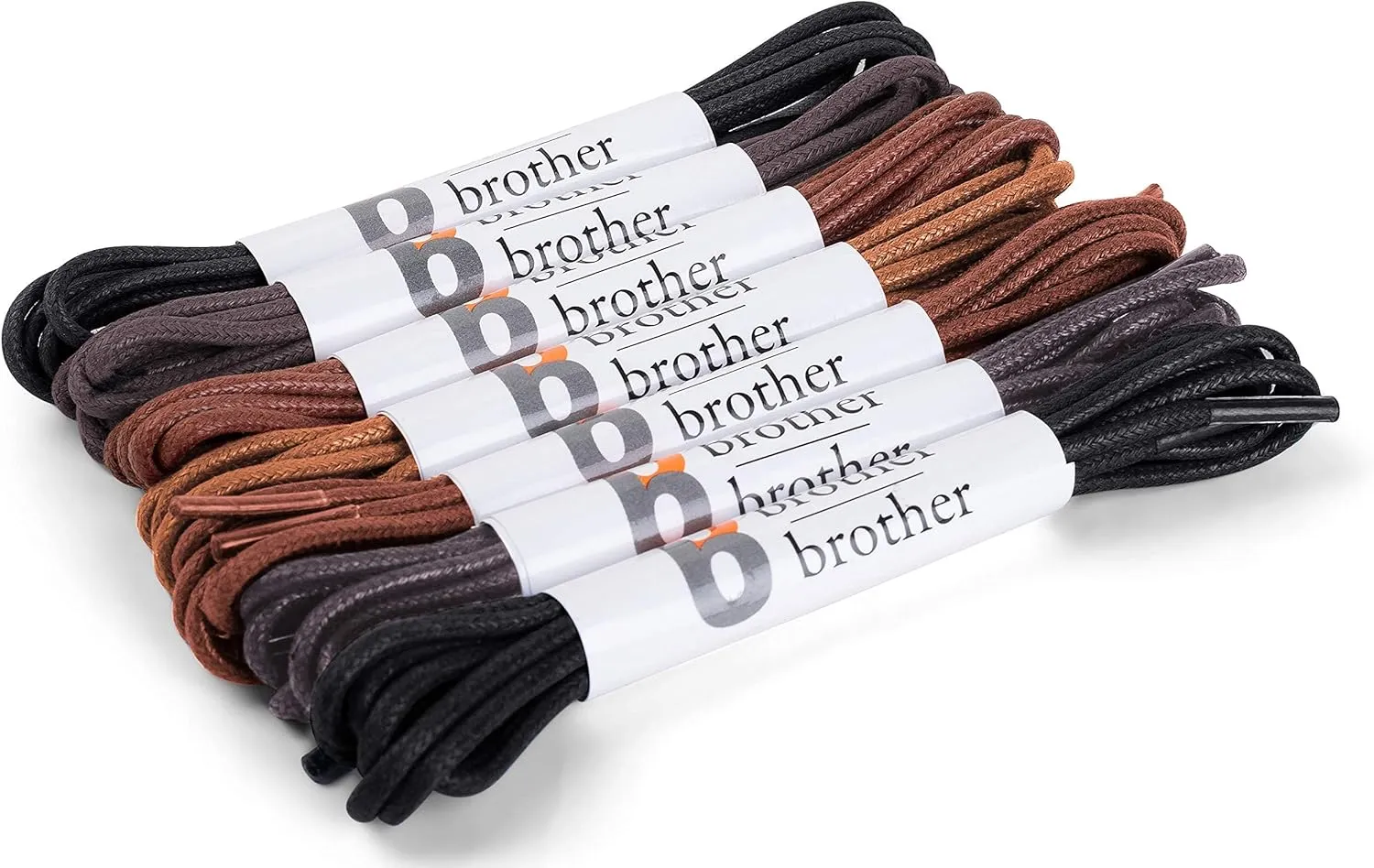 BB BROTHER BROTHER (7 Pairs Colored Oxford Dress Shoe Laces | Shoe Strings