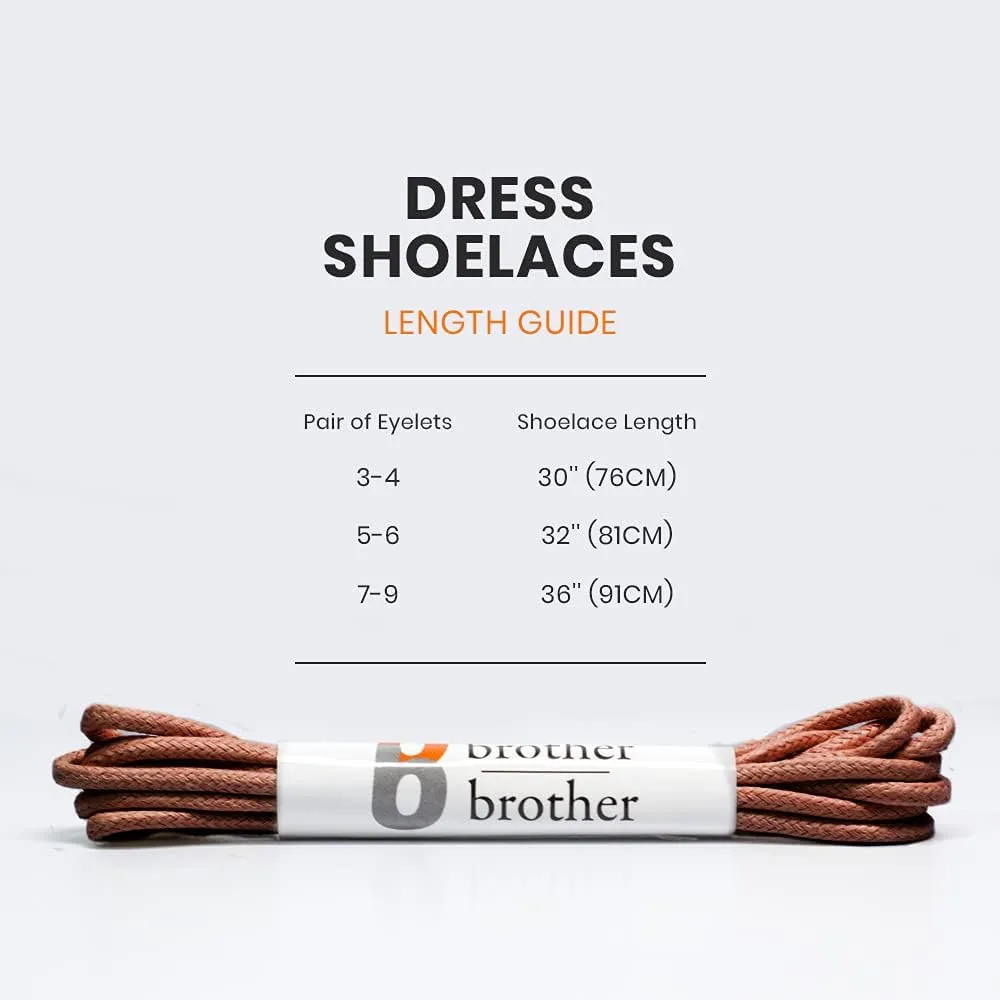BB BROTHER BROTHER (7 Pairs Colored Oxford Dress Shoe Laces | Shoe Strings
