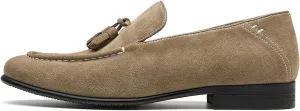 BEAU TODAY Loafers for Men, Genuine Leather Suede Loafers, Lightweight Slip-on Mens Flat Moccasins, Casual Men's Penny Loafers Driving Shoes