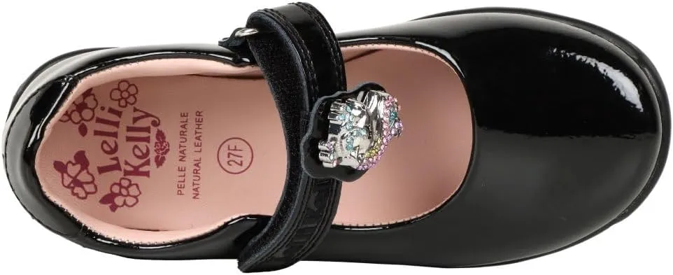 Bianca Black School Shoes