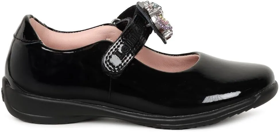 Bianca Black School Shoes