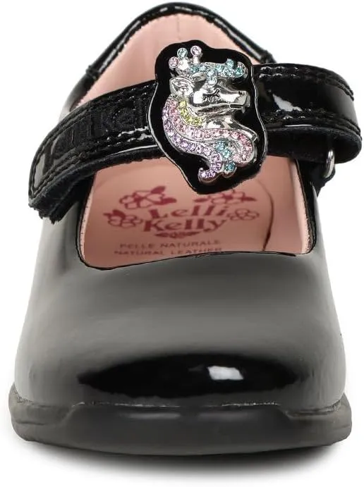 Bianca Black School Shoes
