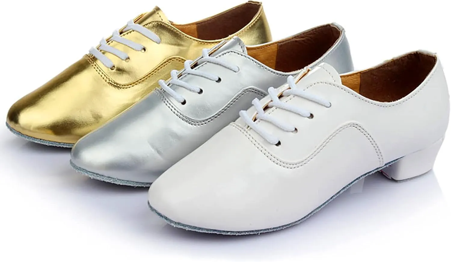 Black Casual Dress Shoes for Men Men's Solid Color Lace Up Modern Dance Shoes Dance Hall Latin Dance Shoes Mens Black Loafer Dress Shoes