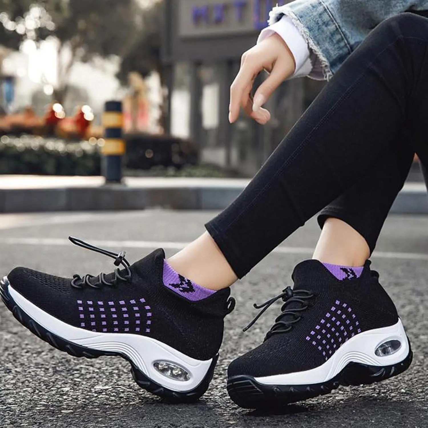 Comfort Wear Orthowear Shoes for Women&Men Orthopedic Shoes Lightweight Casual Breathable Running Walking Sneakers Non Slip Stretch Cushion Shoe Athletic Ortho Comfortwear for Plantar Fasciitis Unisex