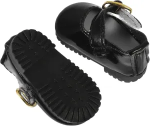 DECHOUS 1 Pair Mini Shoes Doll Shoes Princess Black