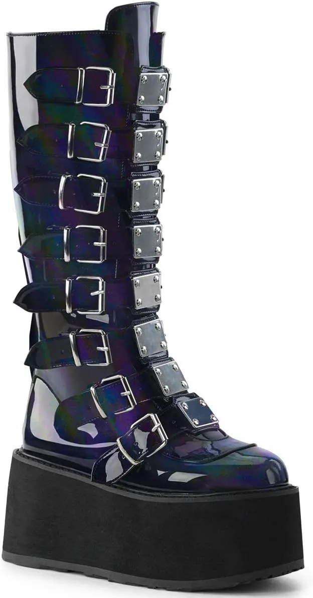 Demonia Women's Damned-318 Knee-high Boots