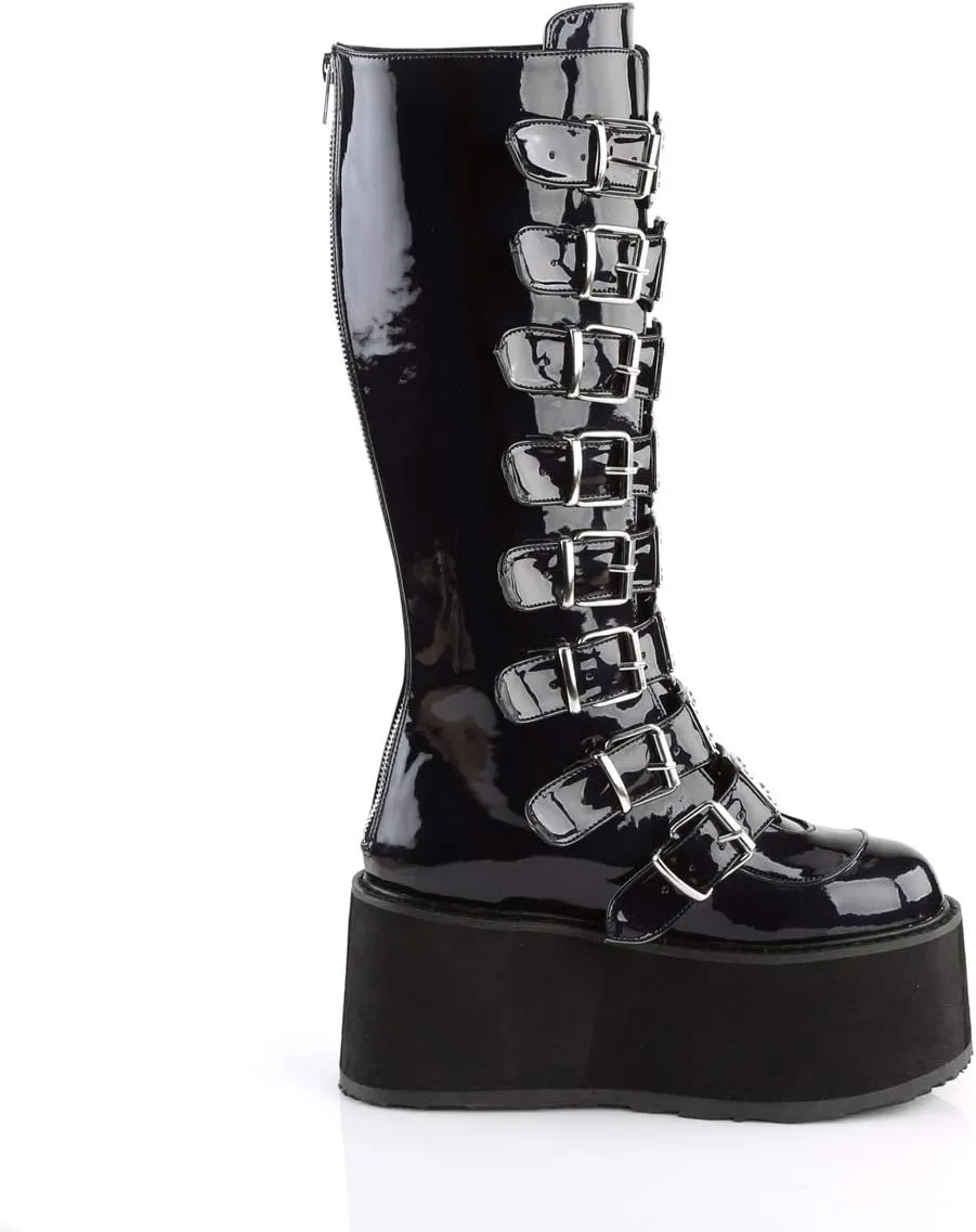 Demonia Women's Damned-318 Knee-high Boots