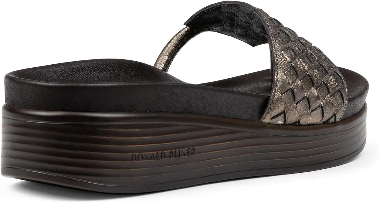 Donald Pliner Women's Fifi Slide Sandals, Women's Summer Sandals, Women’s Shoes, Comfortable Open-Toe Casual Flats
