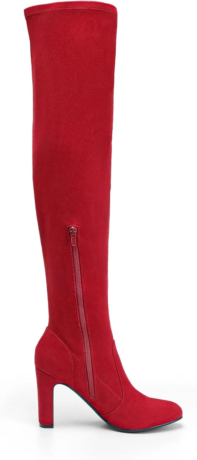 DREAM PAIRS Over The Knee Boots for Women Knee High Boots Thigh High Boots for Women