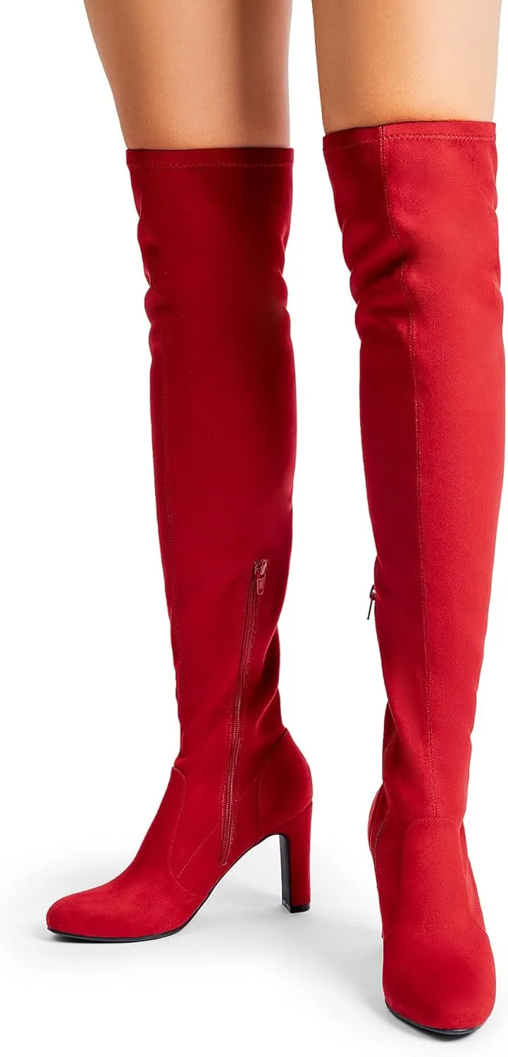 DREAM PAIRS Over The Knee Boots for Women Knee High Boots Thigh High Boots for Women