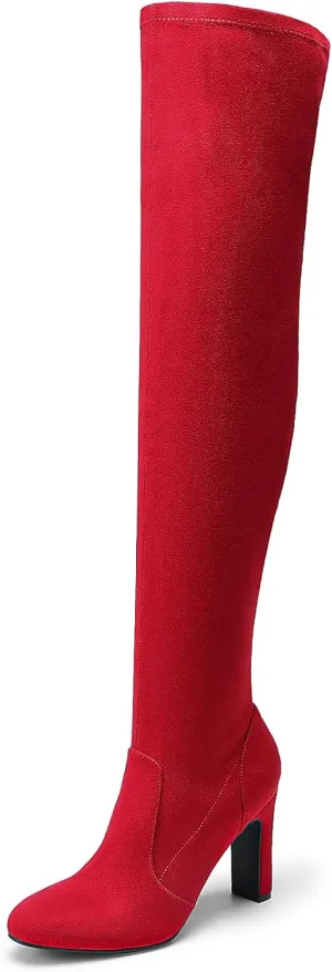 DREAM PAIRS Over The Knee Boots for Women Knee High Boots Thigh High Boots for Women