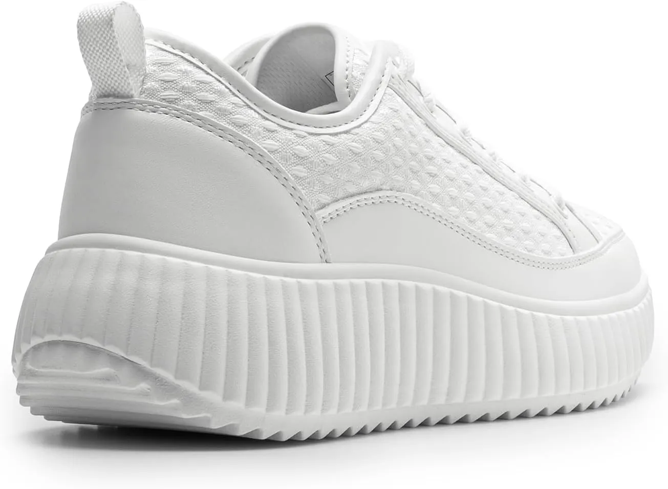 DREAM PAIRS Women Platform Chunky Lightweight Comfortable Casual Lace-Up Sky Walking Fashion Sneakers