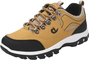 Fashion Men's Outdoor Non Slip Sport Shoes Lace Up Mountaineering Sneakers Sneaker Organizers and Storage Men