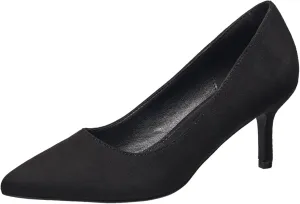 French Connection Kitten Heel Pumps for Women Closed Pointy Toe Slip-On Fashion Work Office Dress Shoes for Women
