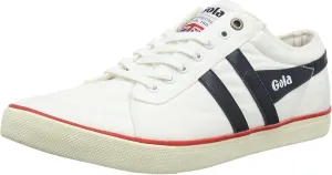 Gola Men's Low-Top Sneakers Trainers, White White Navy Red Wx, 11