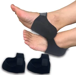 Heel Cushion, Gel Heel Cups for Heel Pain Plantar Fasciitis, Heel Protectors Heel Pads Great for Aching Feet,Tendinitis, Bone spur, Cracked Heel Repair,for Men & Women (Black)