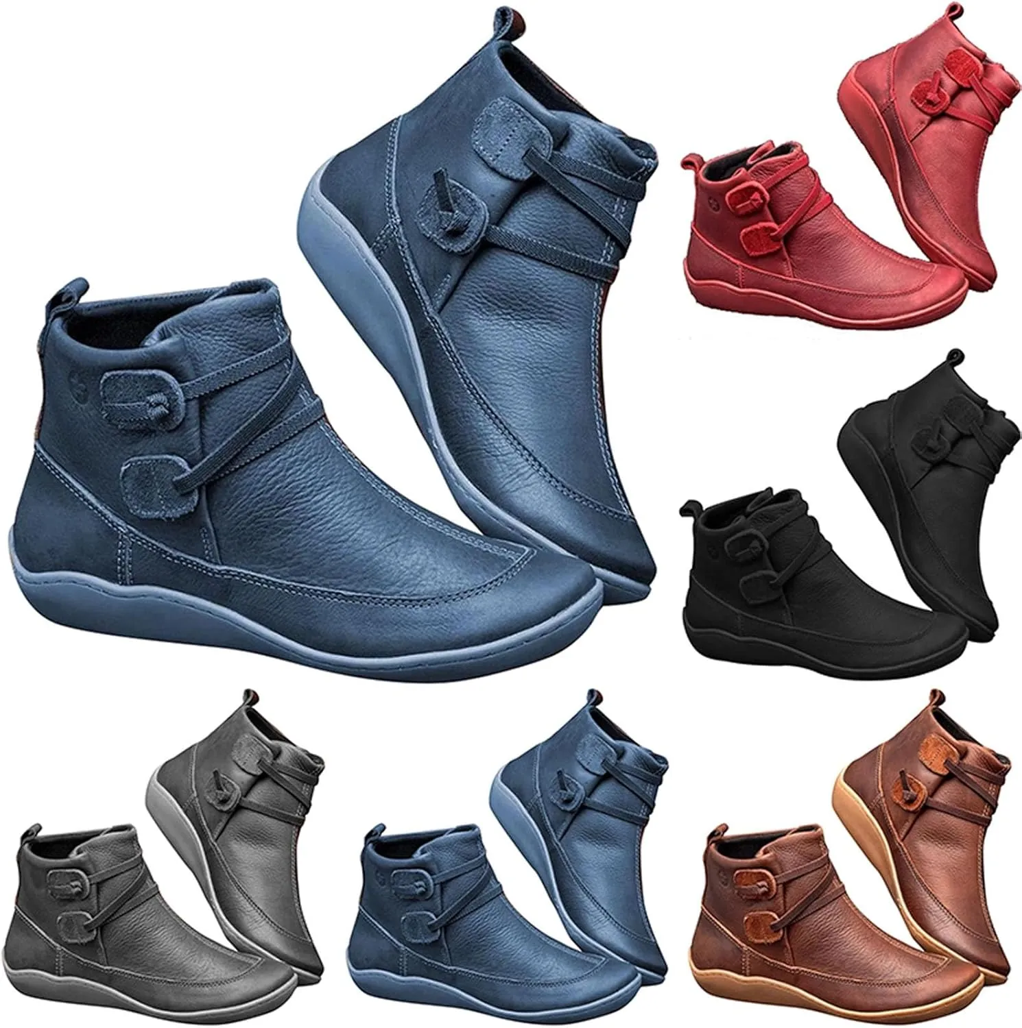 High Heel Ankle Boots for Women Botas De Mujer Booties Women Dress Winter Boots for Women Black Ankle Boots for Women with Arch Support Ankle Booties