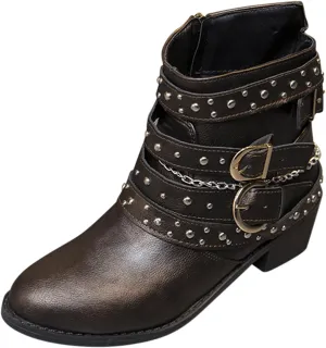 High Heel Ankle Boots for Women Women Fall Boots Womens High Heel Boots Slip On Ankle Boots Womens Ankle Boots Wide Calf Women Platform Wedge Booties Chunky Block Heel Ankle Boots
