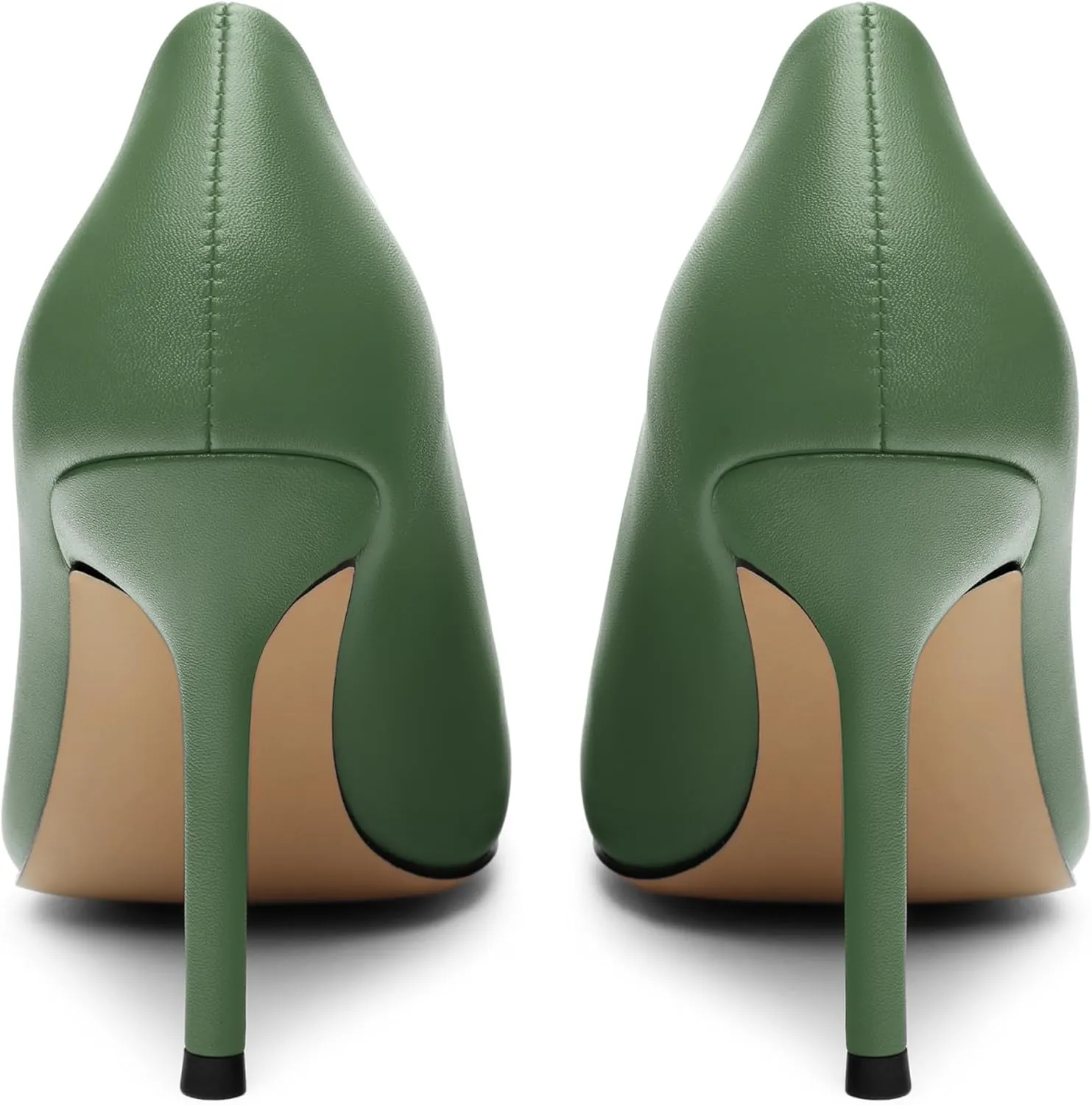 High Stiletto Heels for Women Close Pointed Toe Slip on Solid Pumps Fashion Classic Prom Office Wedding Shopping Dress Shoes