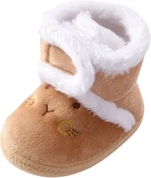 Infant Shoes Girls 6-12 Months Baby Girls Infant Booties Warming Soft Boys Boots Toddler Girl Hi Top Sneakers
