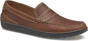 Johnston & Murphy Emmett Penny Dark Tan Full Grain