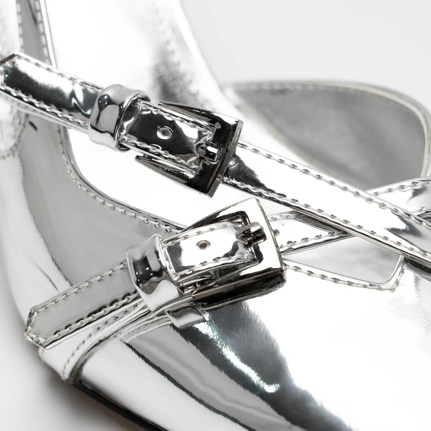 KaroNairy Kitten Heels for Women Pointed Toe Slingback Heels Closed Toe Wedding Dress Pumps with Buckles
