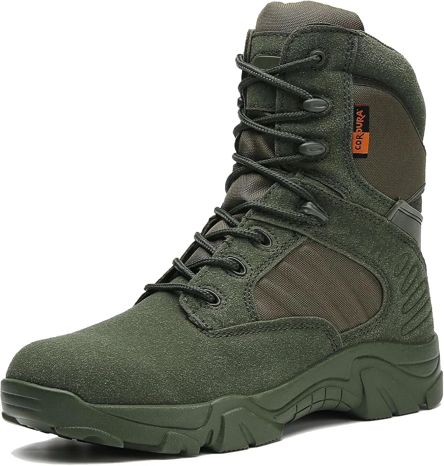 Kervaky Men's Military Tactical Boots Lightweight work boots for men tactical boots breathable jungle Desert Combat Boots