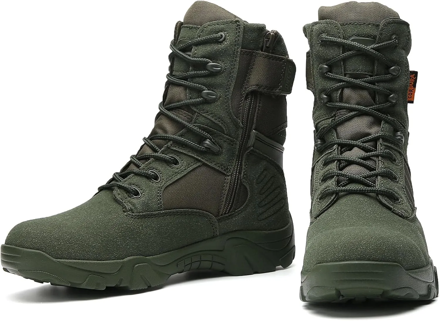 Kervaky Men's Military Tactical Boots Lightweight work boots for men tactical boots breathable jungle Desert Combat Boots