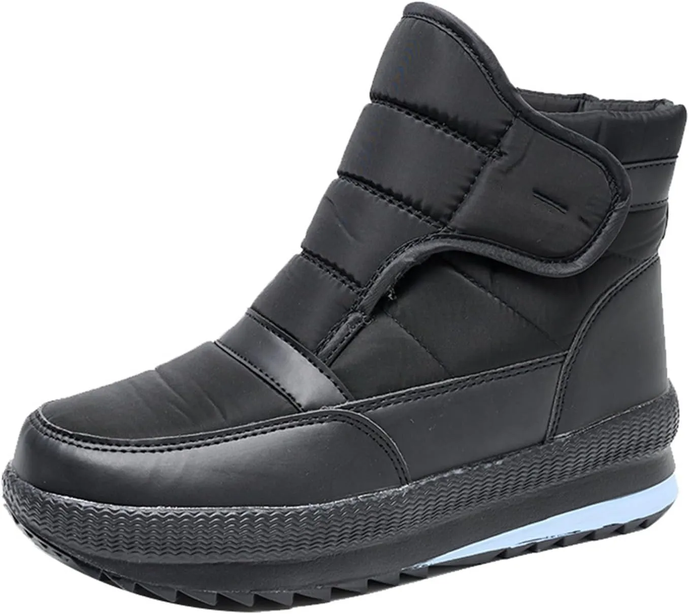 Lausiuoe Snow Boots For Women Waterproof Insulated Wide Width Winter Ankle Booties With Warm Lining Outdoor Walking Shoe