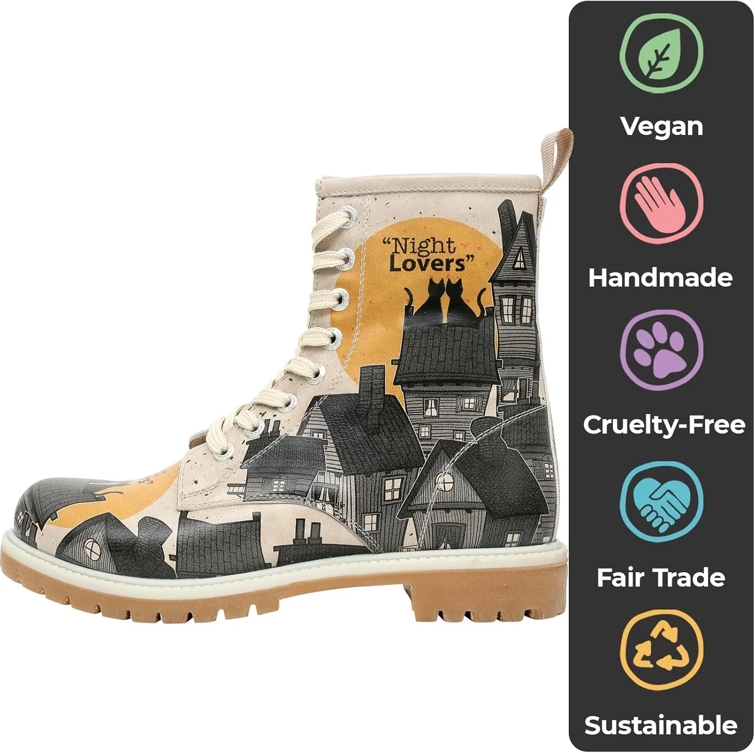 Long Boots for Women – Vegan Leather and Unique Design Womens Winter Boots, Comfortable and Stylish Womens Boots