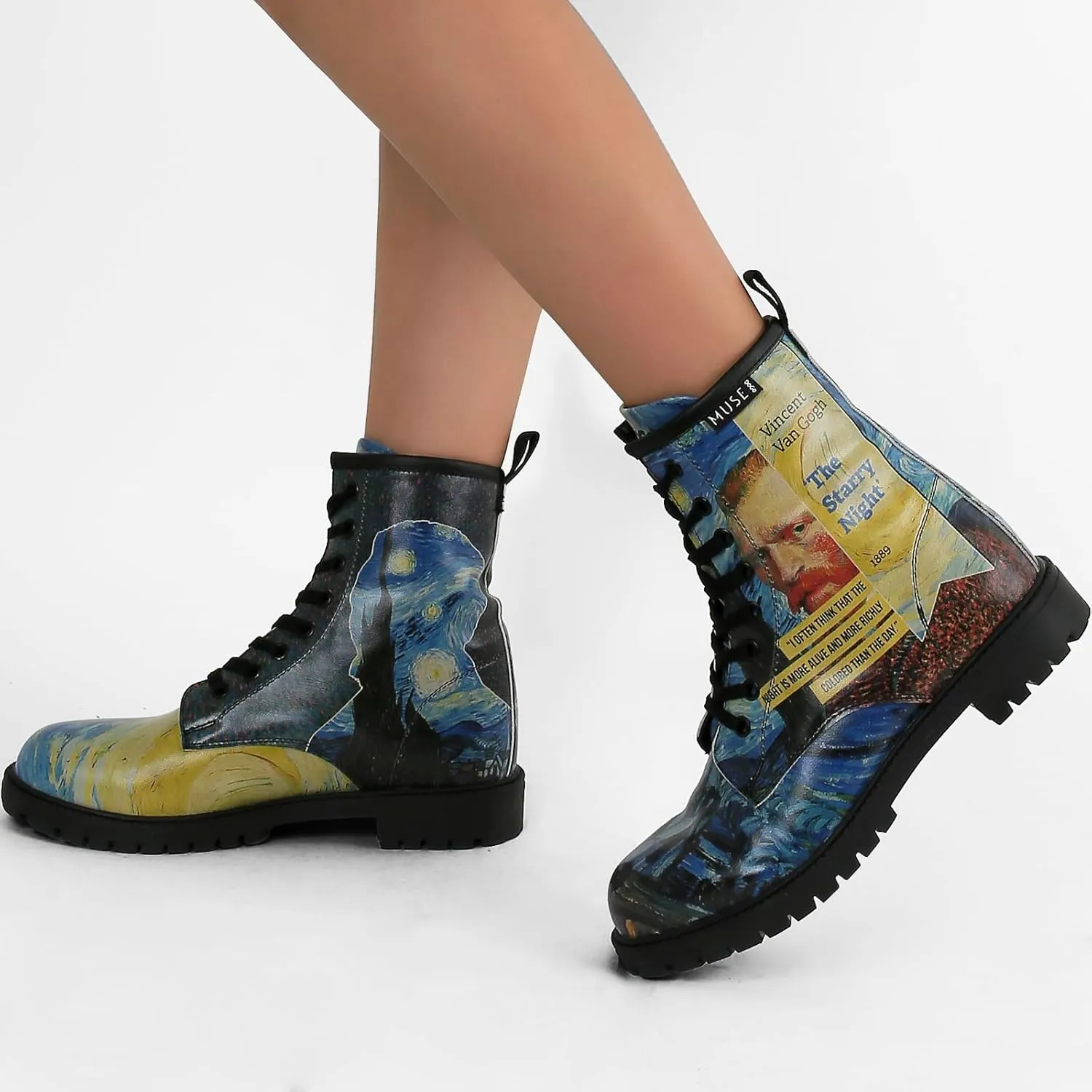 Long Boots for Women – Vegan Leather and Unique Design Womens Winter Boots, Comfortable and Stylish Womens Boots