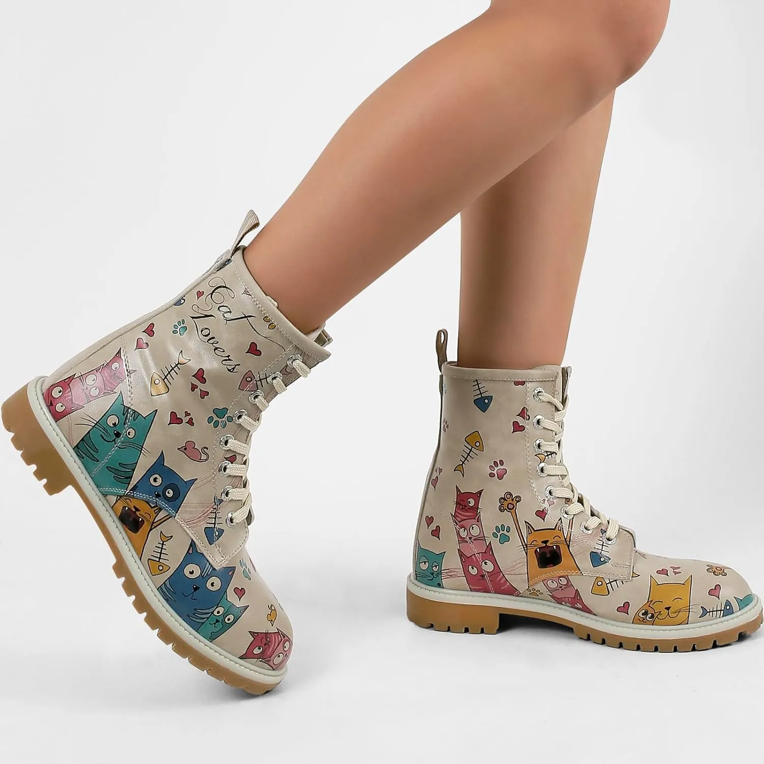 Long Boots for Women – Vegan Leather and Unique Design Womens Winter Boots, Comfortable and Stylish Womens Boots