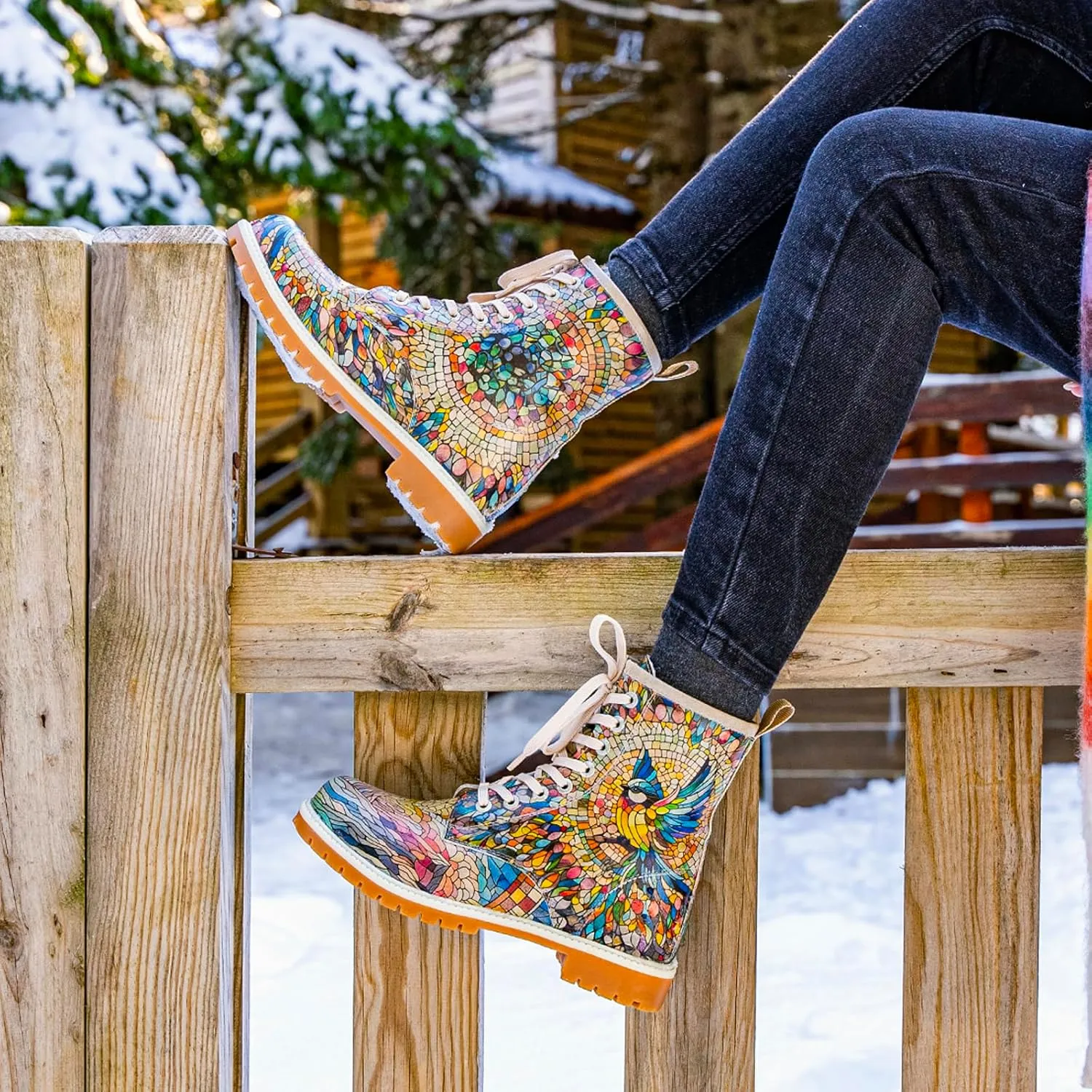 Long Boots for Women – Vegan Leather and Unique Design Womens Winter Boots