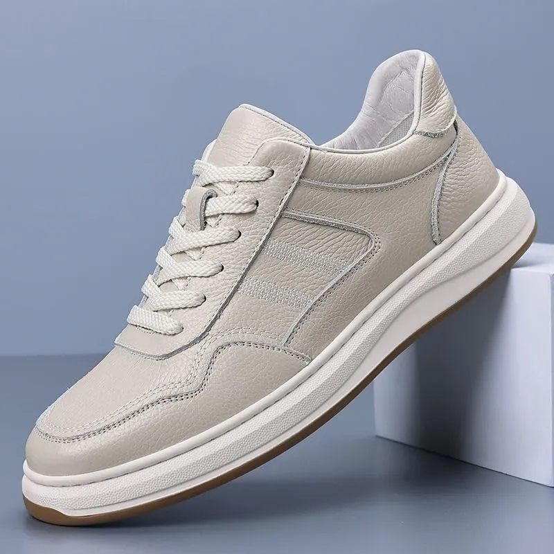 Men's Leather British Style Lace Up Wing Tip Dress Shoe Business Loafers England Flats Breathable Sport Outdoor Footwear