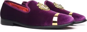Men's Loafers Fashion Gold Buckle Wedding Party Shoes
