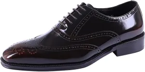 Men's Oxfords Formal Dress Shoes Genuine Leather Wingtips Brogues Derby Business Casual Fashion Walking Shoes for Men