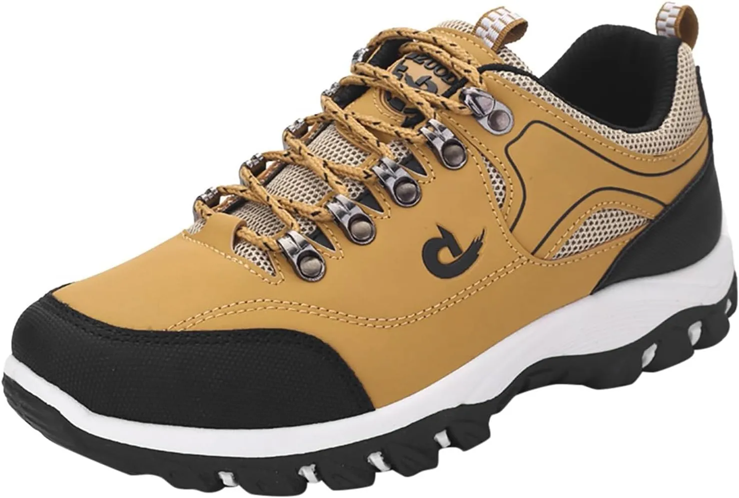 Men's Wide Hiking Shoes Lightweight Walking Shoes Waterproof Work Shoes for Outdoor Trailing Trekking Camping