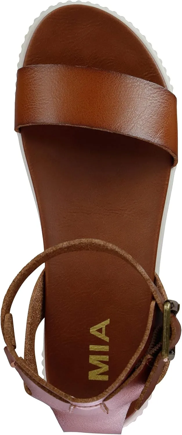 MIA Lunna Womens Open Toe Flatform Platform Sandals