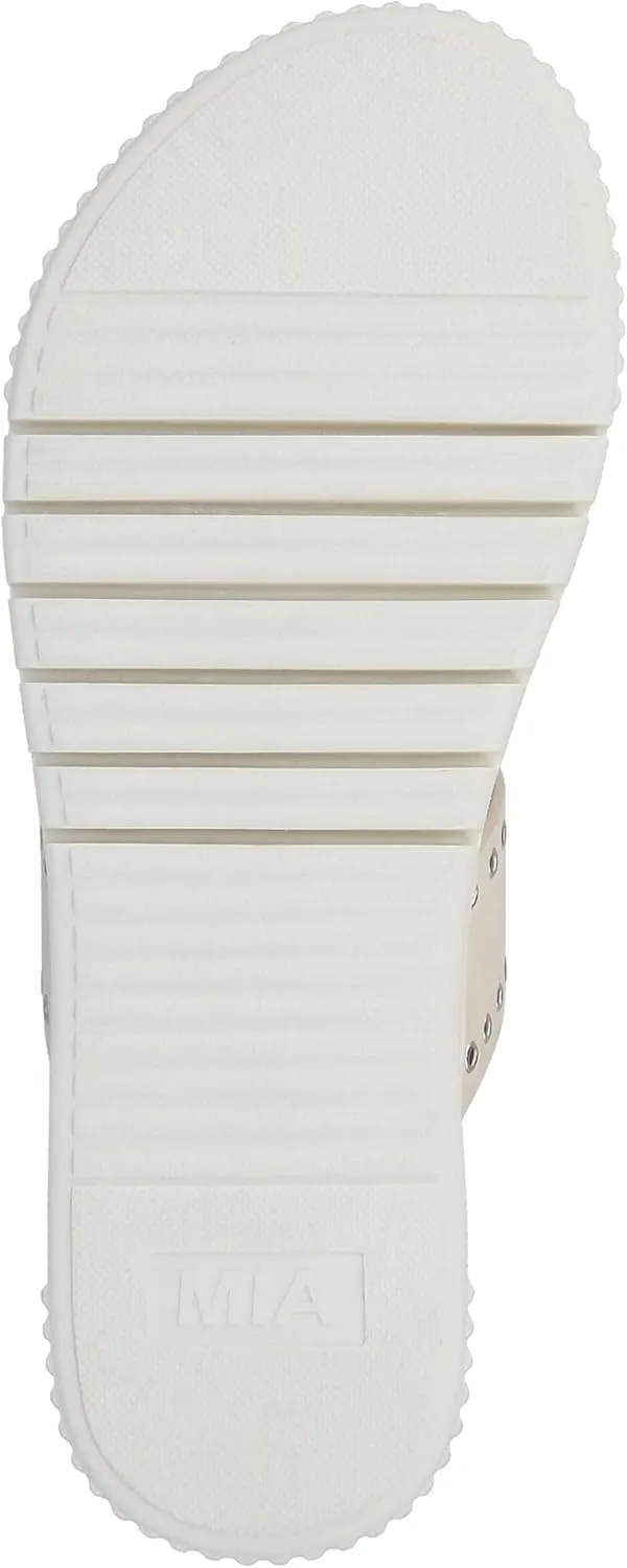 MIA Shoes Lexi Women's Platform Slide Sandals, Sneaker-Bottom