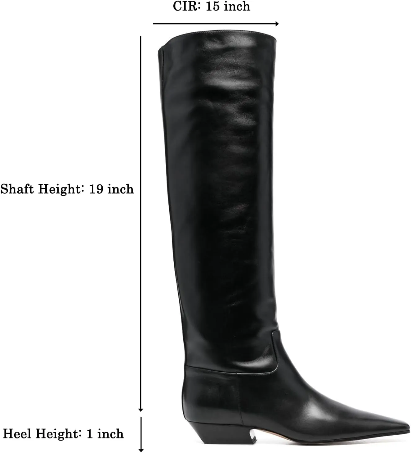 MOOMMO Women Flat Heel Knee High Boots Square Toe Pull On Long Boots Suede Slouch Low Heel Dress Boots Wide Calf Pleated Knee High Tall Boots Comfort Vintage Casual Walking Party 4-11 M US