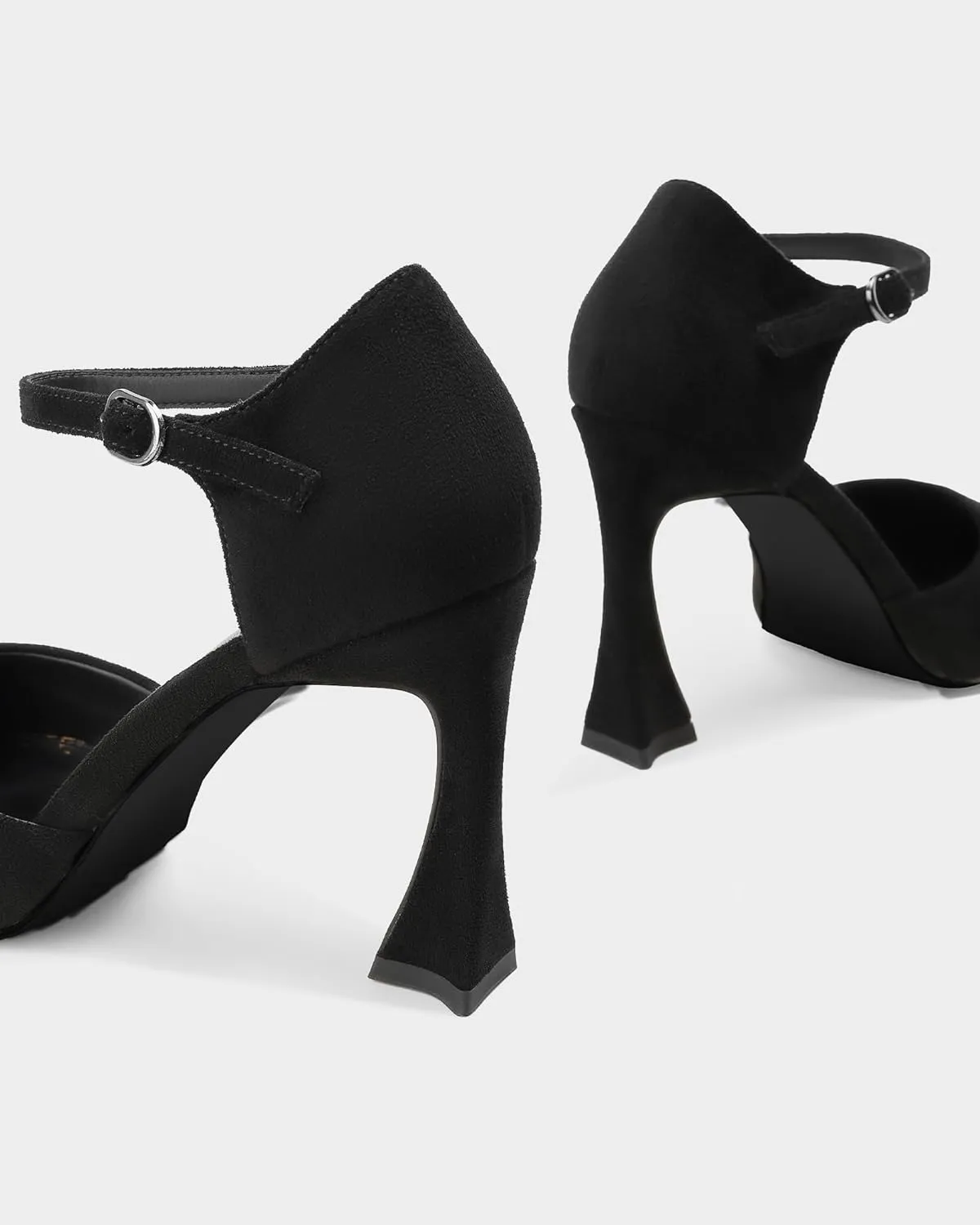 MUCCCUTE Closed Toe Heels for Women Pumps Stiletto High Pointed Toe Heels Sexy Ankle Strap Wedding Dress Shoes