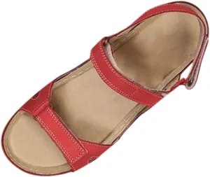 Orthotic Sandals for Women Extra Wide Flip Flops Beach Non Slip Wedge Sandal Dressy Wide Arch Support Shoes for Womens Wedge Shoes Slip On Dressy Wedge Orthopedic Shoe for Woman