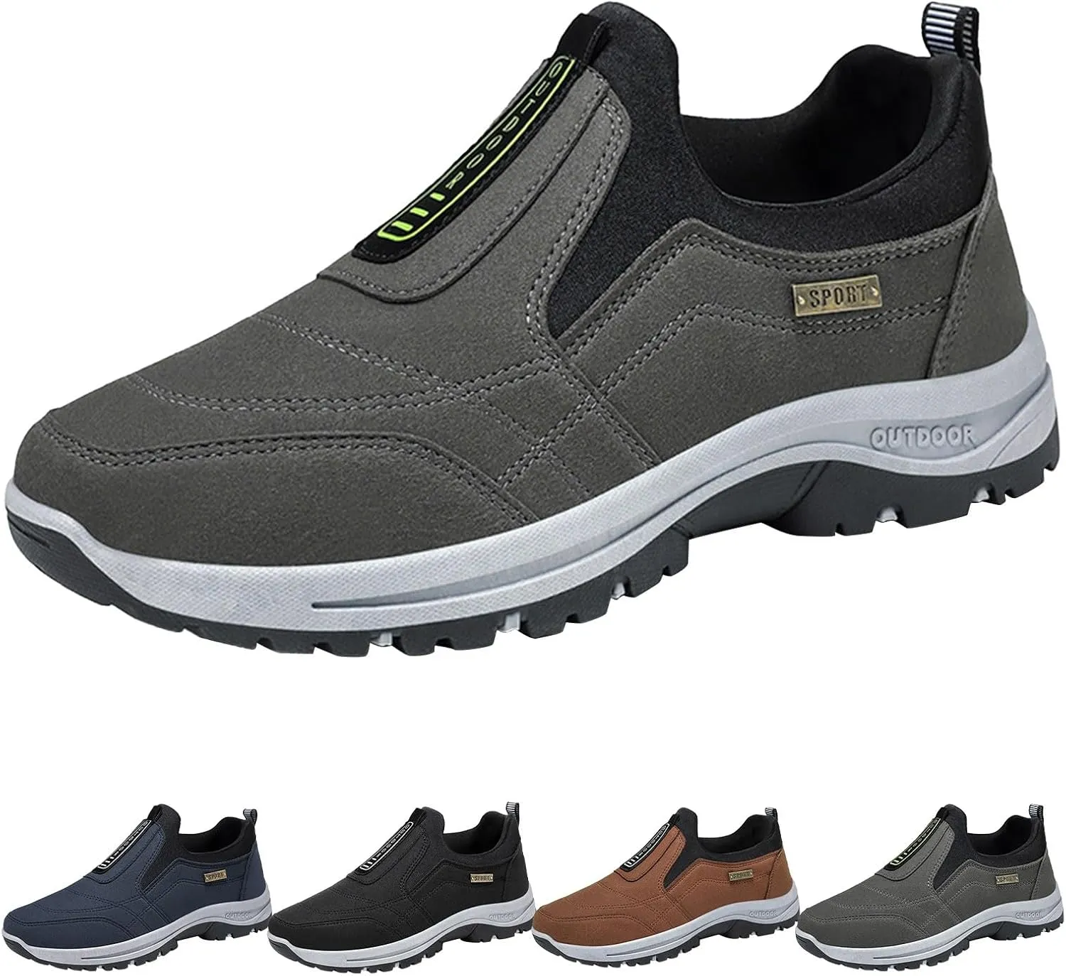 Orthoture Mens Shoes Orthowalkway Mens Shoes Outdoor Casual Arch Support Orthopedic Slip On Walking Shoes Sneakers