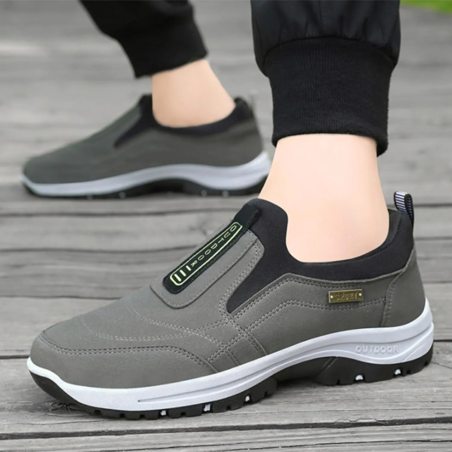 Orthoture Mens Shoes Orthowalkway Mens Shoes Outdoor Casual Arch Support Orthopedic Slip On Walking Shoes Sneakers