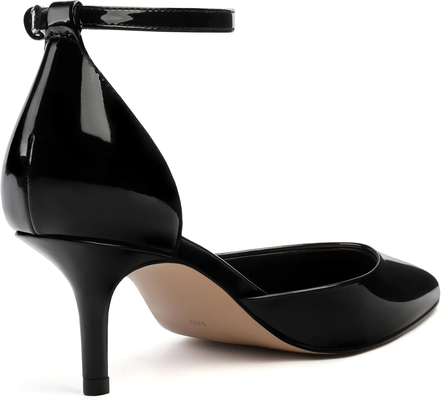 Pointed Closed Toe Heels for Women, Women's Ankle Strap Pumps, Wedding Party Office Business Work Dress Shoes