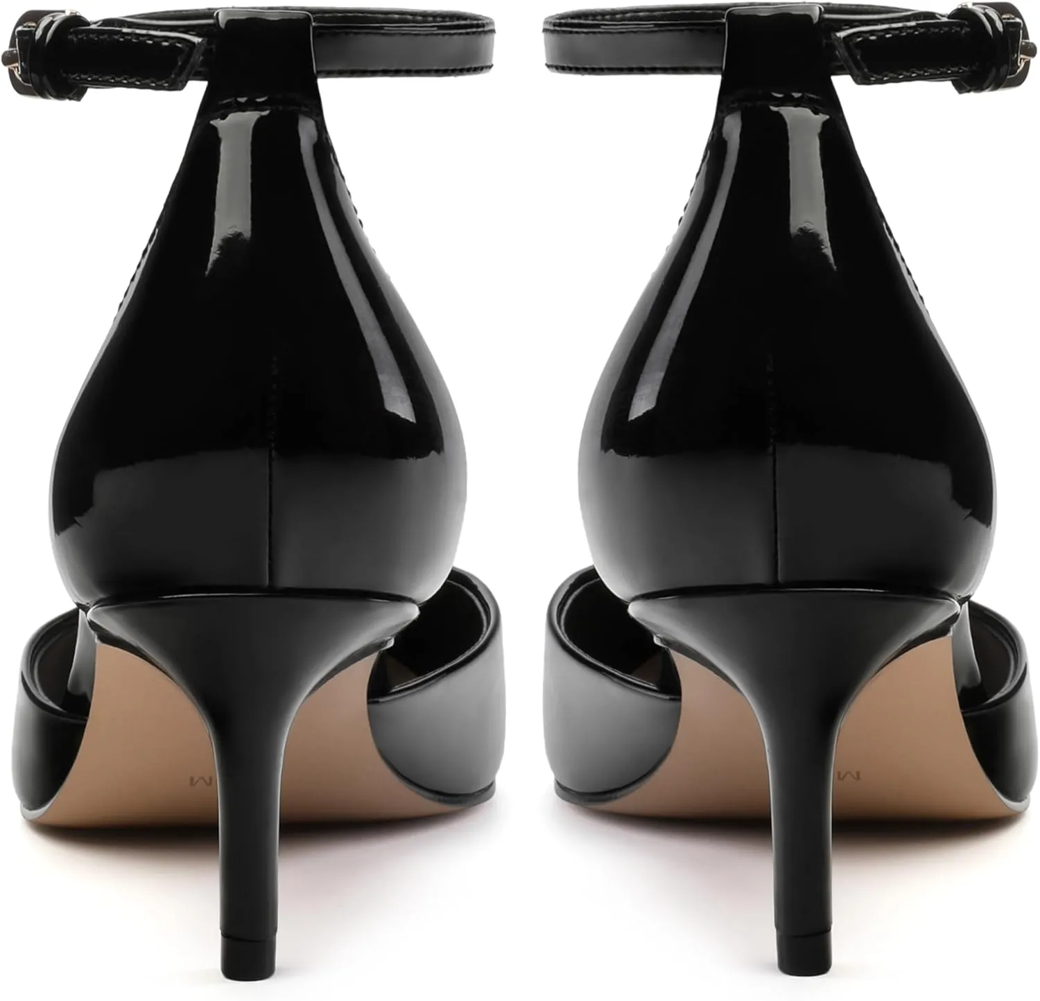 Pointed Closed Toe Heels for Women, Women's Ankle Strap Pumps, Wedding Party Office Business Work Dress Shoes