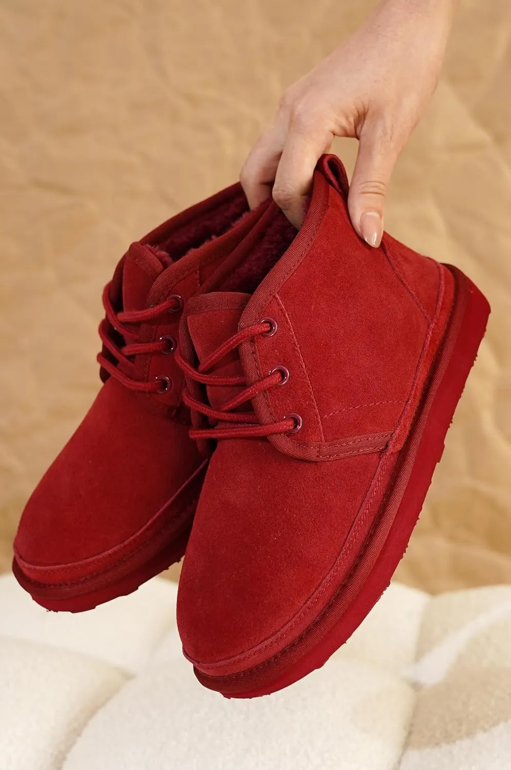 Project Cloud Ankle Boots for Women - Genuine Suede Shoes with Memory Foam Insole - Non-Slip Mini Winter Boots Shoes for Women 2025 (Julee)